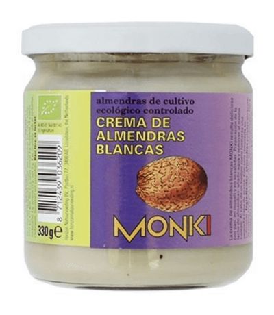 Crema de Almendras Blancas Bio 330g Monki