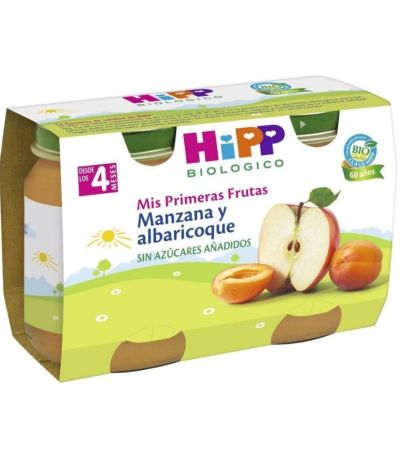 Potitos Albaricoque y Manzana 4M Bio 2x125g HIPP