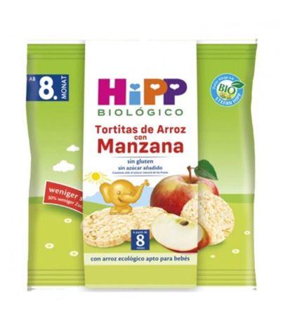 Tortitas Arroz con Manzana 8 meses Bio 30g Hipp