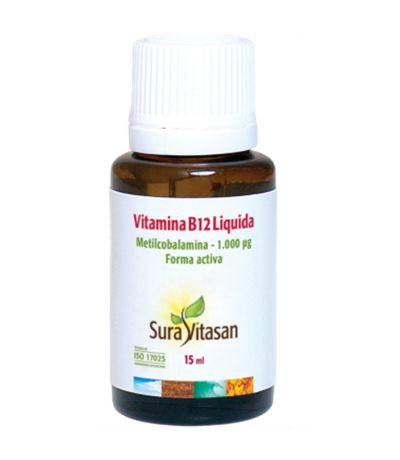 Vitamina B12 Liquida 15ml Sura Vitasan
