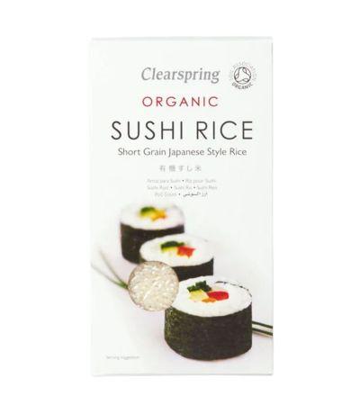 Arroz para Sushi Bio Vegan 500g Clearspring