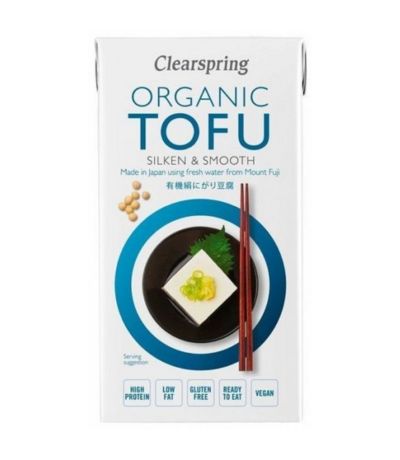 Tofu Sedoso Japones SinGluten Vegan 300g Clearspring