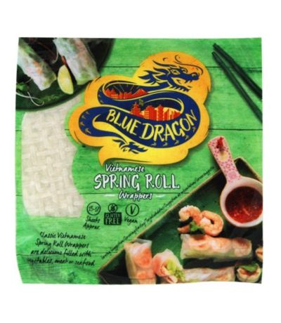 Rollitos Wrapp - Obleas de arroz Vegan 134g Blue Dragon