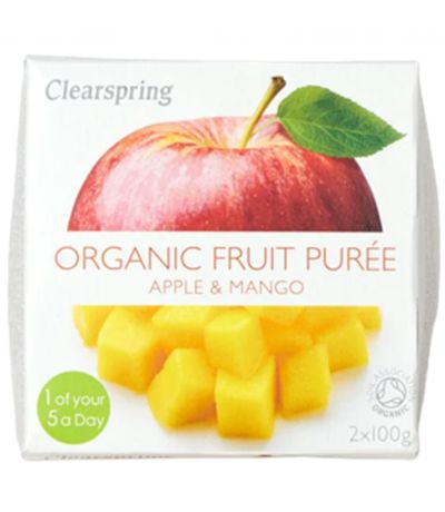 Compota de Manzana y Mango Bio 2x100g Clearspring