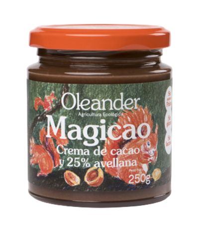 Crema Cacao Avellanas Magicao SinGluten Bio Vegan 250g Oleander