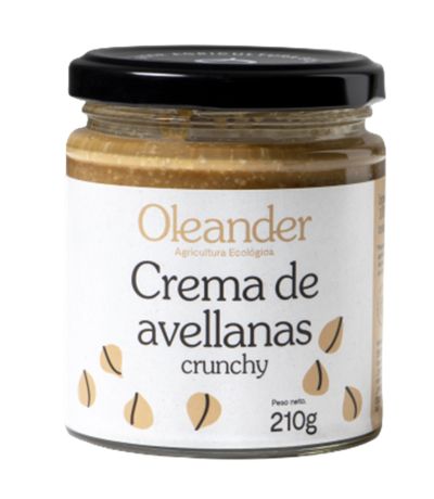 Crema Avellanas Crunchy SinGluten Eco 210g Oleander