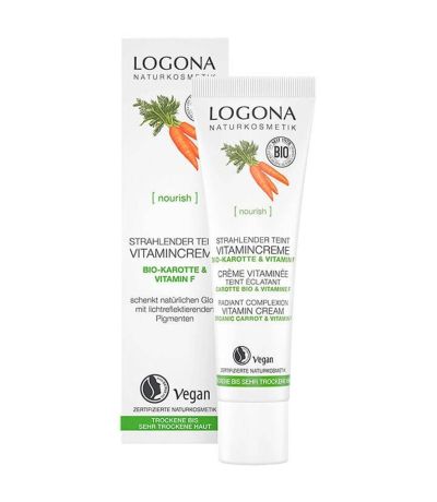 Crema Facial Vitaminica Zanahoria Vegan Bio 40ml Logona