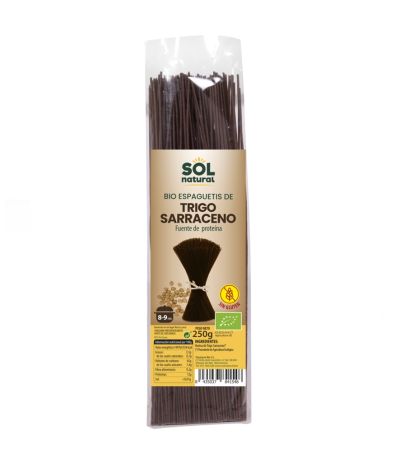 Espagueti de Trigo Sarraceno SinGluten Bio 250g Solnatural