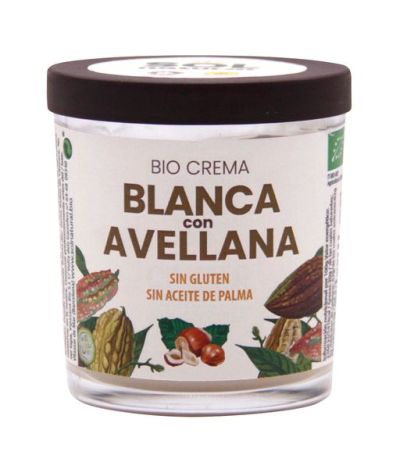 Crema Blanca Avellanas Bio SinGluten 200g Solnatural