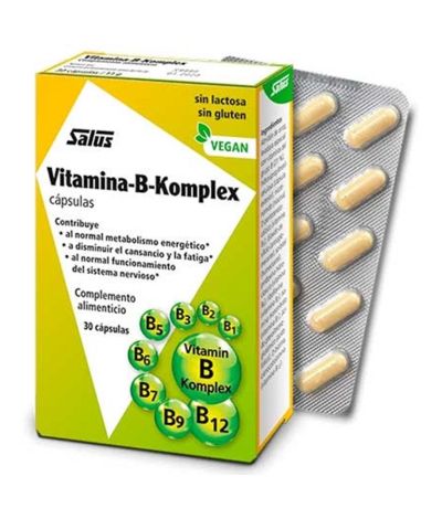 Vitamina-B Komplex SinGluten Vegan 30caps Salus