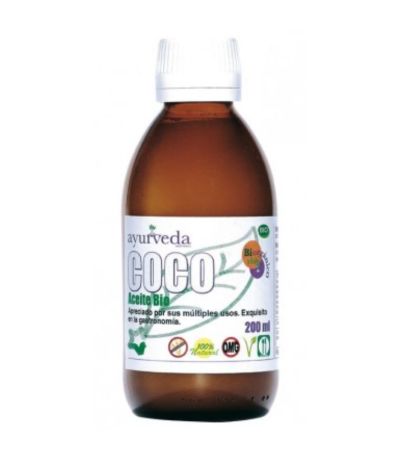Aceite de Coco SinGluten Bio Vegan 200ml Ayurveda