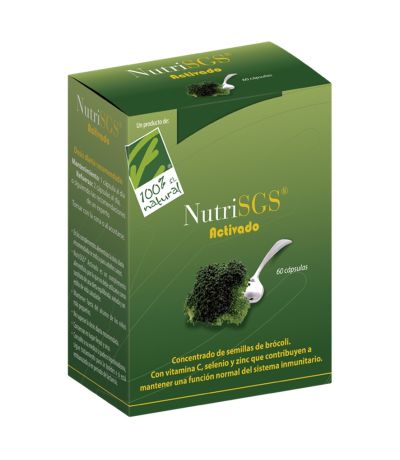 NutriSGS Activado Eco 60caps 100  Natural