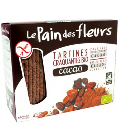 Tostadas de Pan con Cacao SinGluten Bio Vegan 160g Le Pain Des Fleurs