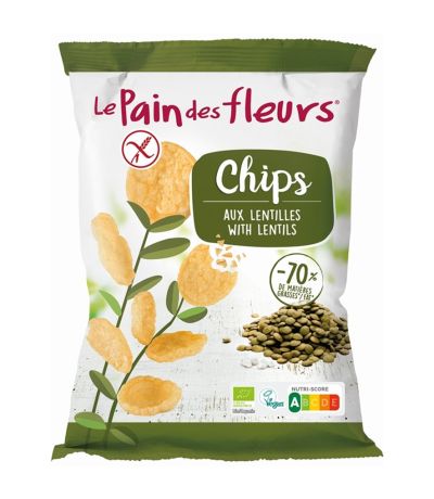Chips Lentejas SinGluten Bio Vegan 50g Le Pain Des Fleurs