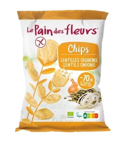 Chips Lentejas Cebolla SinGluten Eco 50g Le Pain des Fleurs