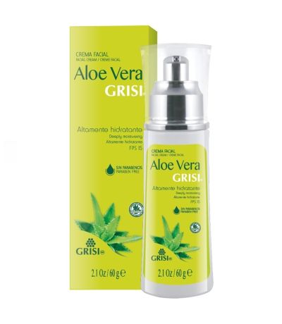 Crema Facial Aloe Vera Altamente Hidratante 60g Grisi
