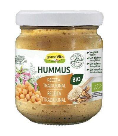 Hummus Tradicional SinGluten Bio Vegan 175g Granovita