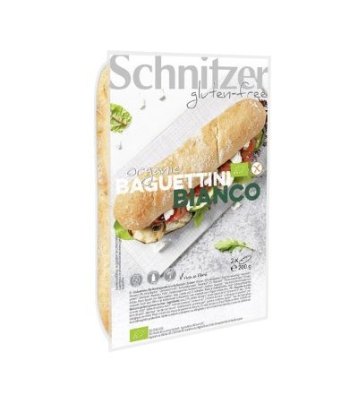 Mini Baguette Blanca SinGluten Eco 200g Schnitzer