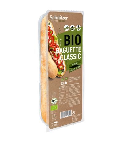 Baguette Classic Bio SinGluten 180g Schnitzer
