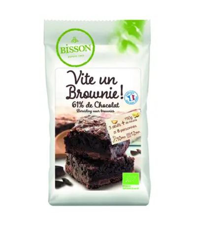 Preparado Brownie Choco Bio 350g Bisson