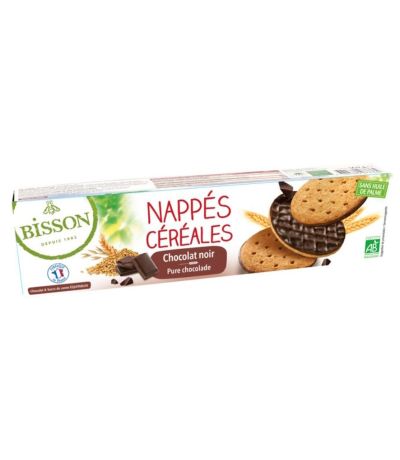 Galletas Nappes Choco Negro Bio 120g Bisson