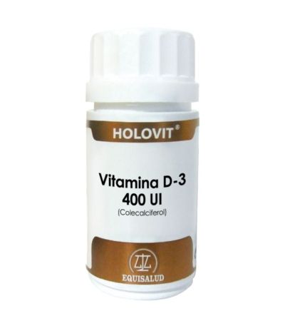 Holovit Vitamina D3 400 UI 50caps Equisalud