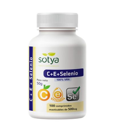 Vitamina C E y Selenio 100comp Sotya