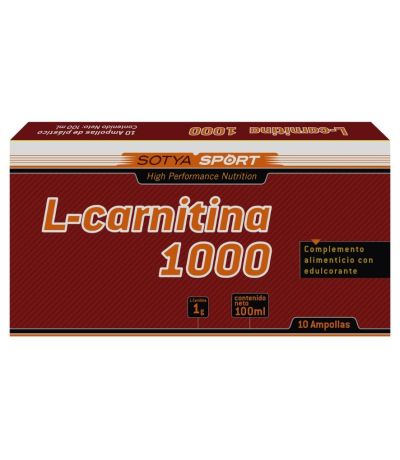 L-Carnitina 1000mg 10ampollas Sotya