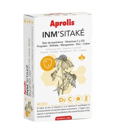 Aprolis INM´Sitake Inmunes Shitake SinGluten 60caps Intersa