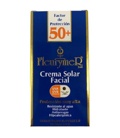 Crema Solar Facial SPF50 Tubo 80ml Fleurymer