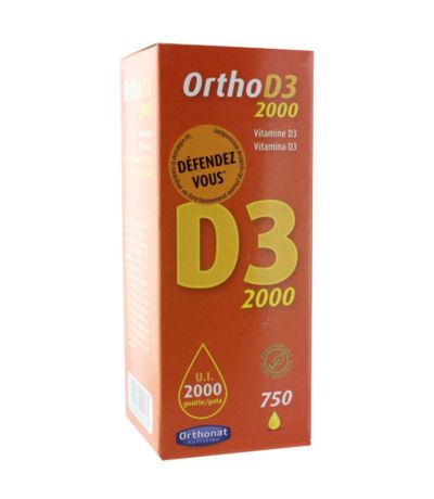 Vitamina-D3 2000 gotas 27g Orthonat