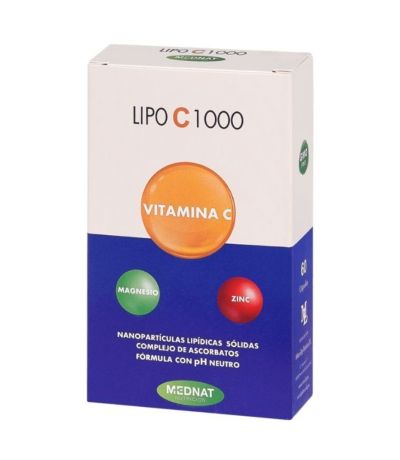 Lipo C 1000 Vitamina C Liposomada 60caps Mednat Nutricion