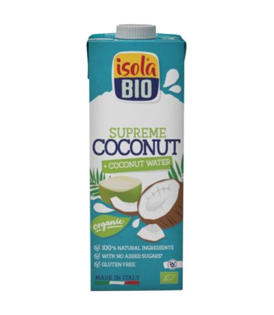 Bebida Vegetal Coco Supreme SinGluten Bio Vegan 6x1L Isola Bio