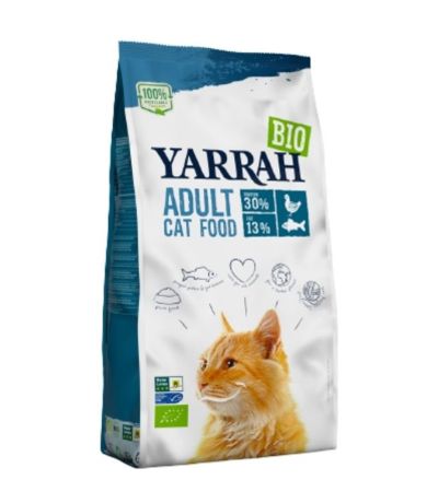 Pienso de Pollo y Pescado para Gatos Bio 2.4kg Yarrah
