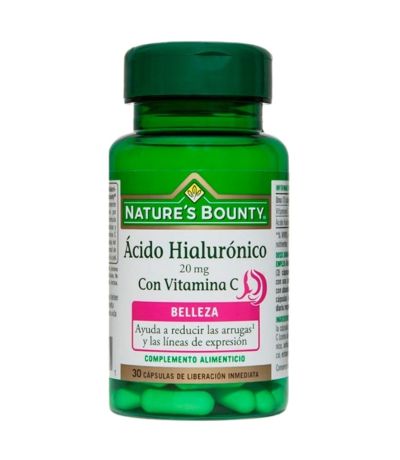Acido Hialuronico con Vitamina-C 20Mg 30caps Nature´S Bounty