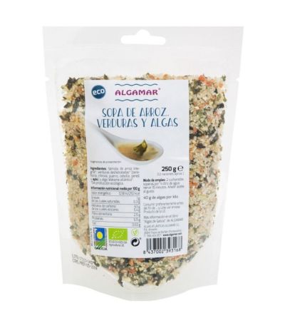 Semola Arroz Algas y Verduras Eco Vegan 250g Algamar