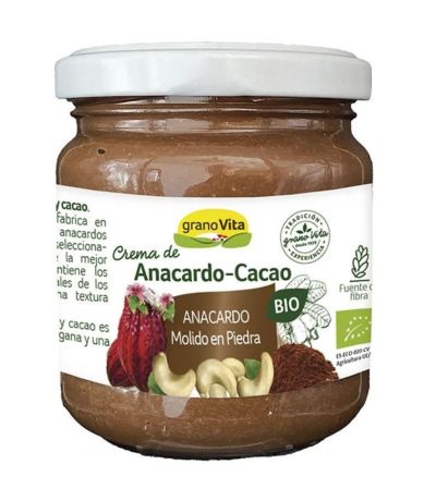 Crema de Anacardo y Cacao Bio 175g Granovita