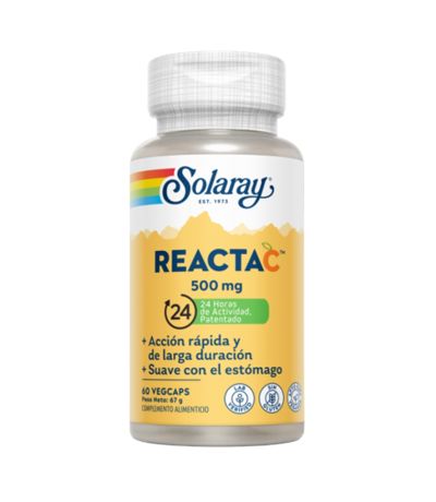 Reacta-C 500Mg 60caps Solaray