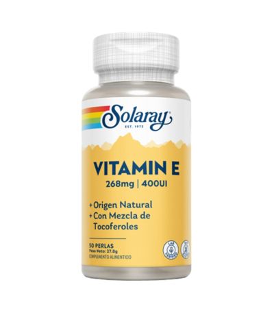 Vitamine-E 400Ui 268Mg 50 Perlas Solaray
