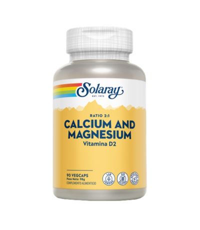 Calcium Magnesium 2:1 Ratio 90caps Solaray