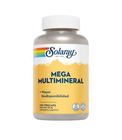 Mega Multi Mineral Vegan 120caps Solaray