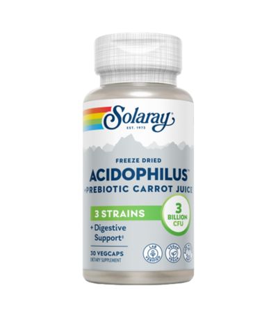 Acidophilus 3 Triple Strain Formula Vegan 30caps Solaray