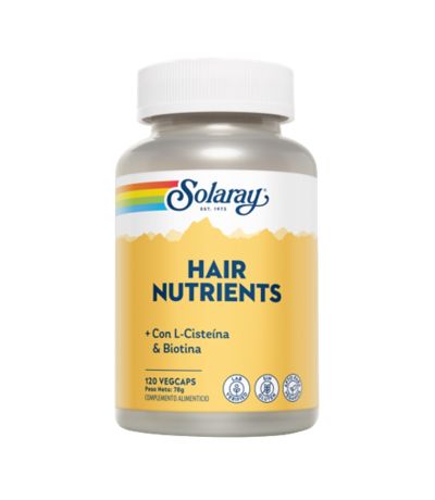 Hair Nutrients SinGluten Vegan 120caps Solaray