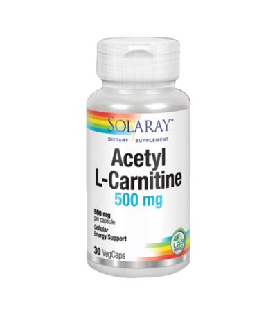 Acetil L-Carnitina 500Mg Vegan 30caps Solaray