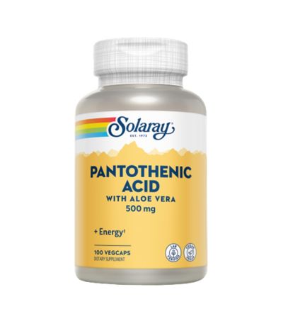 Pantotenic Acid 500Mg 100caps Solaray