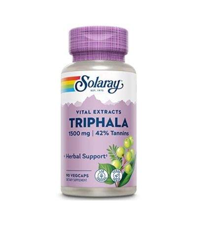 Triphala 500Mg Vegan 90caps Solaray