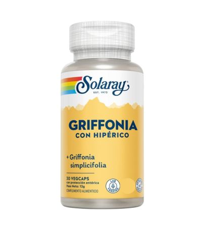 Griffonia con Hiperico Vegan 30caps Solaray