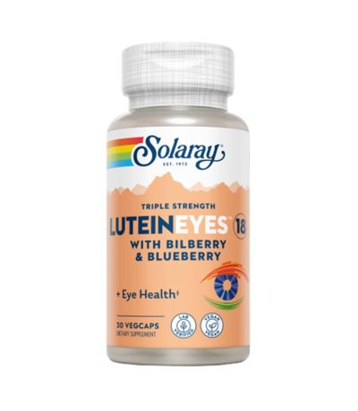 Lutein Eyes 18Mg Vegan 30caps Solaray