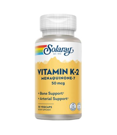 Vitamin-K2 Menaquinone-7 50Mgg 30caps Solaray