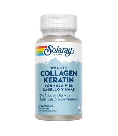 Collagen Queratina 60caps Solaray
